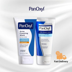 PanOxyl ACNE FOAMING WASH 4%/10% Benzoyl Peroxide Maximum Strength Facial Cleanser 156g/170g