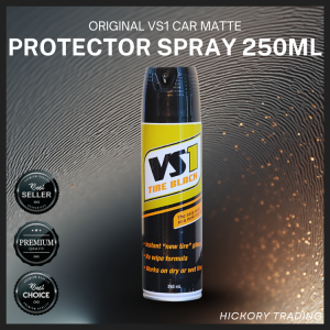 Trending! ORIGINAL VS1 CAR MATTE PROTECTOR | Easy Application for Rubbers Plastic Vinyl and Leather Materials | Car Protector for UV and All Weather Conditions | Remove Car Stains | Durable Vehicle High Gloss Shine Protector | Fights Aging and Cracking.
