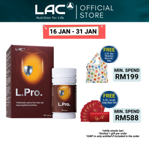 [Expiry Jul 2027] LAC L.Pro (80 Vege Caps)