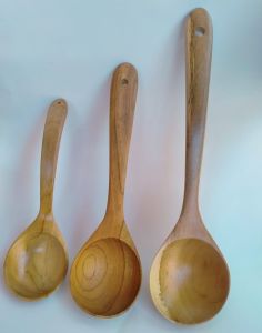 paket irus sayur dari kayu jati jumlah 3 buah irus sayur