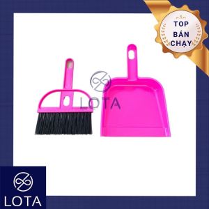 BỘ CHỔI QUÉT MINI dụng cụ vệ sinh bàn phím máy vi tính bàn ghế tủ giường cọ quét kèm ki hốt rác loại nhỏ bàn chải quét bụi văn phòng đồ dọn dẹp nhà cửa thiết bị vệ sinh phòng ngủ laptop tivi kệ đồ LOTA SHOP