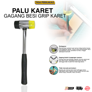 Palu Karet Double Plastik Karet Martil Double Face Hammer
