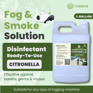 1Gallon Fogging Solution Citronella Disenfectant Mosquito Repellent Back-to-Zero