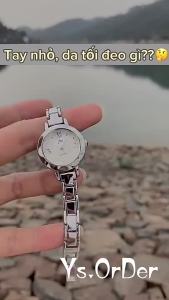 Đồng hồ nữ Jw mặt tròn dây kim loại thời trang cao cấp