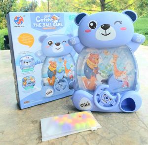 ของเล่นเด็กเล็ก Pin ball game ตู้เกมจับลูกบอล เกมดีดบอล ลายหมี เกมพินบอล เกมจับลูกบอล ของเล่นเสริมพัฒนาการ TY225