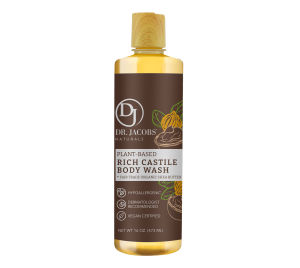 Dr Jacobs Naturals SHEA BUTTER CASTILE BODY WASH 16oz (473ml) - Made in USA - Soften moisturize and revitalize your skins elasticity - Made with antioxidant rich olive and coconut oil (never palm oil)