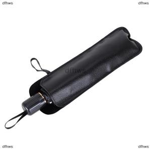 [COD] dfhws Black PU Leather Umbrella Cover Case Portable Waterproof Umbrella Storage Pocket Umbrella Bag Portable Umbrella Cover