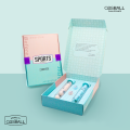 Cosball Before & After: Trial Pack 7-day All-in-One Anti-aging Skincare with Niacinamide + Collagen + Hyaluronic + Acid Aloe Vera. 