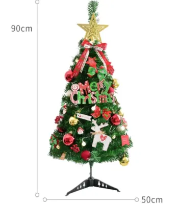 PROMO POHON NATAL LENGKAP DENGAN AKSESORIS DAN LAMPU TUMBLER 90CM POHON NATAL MINI LENGKAP 60CM 40CM
