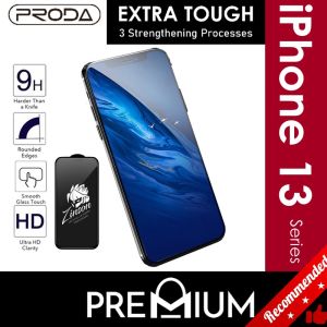 PRODA Zinson Extra Hard Full Coverage Tempered Glass Screen Protector Series Diamond Edge Compatible with iPhonehone 13 12 Pro max Mini 5.4 6.7 6.1 NEW SE 2022 2020 2nd Gen 11 Pro max X Xs Max XR 8 7 Plus - Privacy / Clear