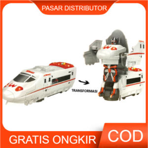 Mainan Anak ROBO WHOOS TRANSFORMASI KERETA XTS-3018 Mainan Kerata Berubah Robot Diecast Anak Mainan Anak Perempuan - Mainan Anak Laki Laki