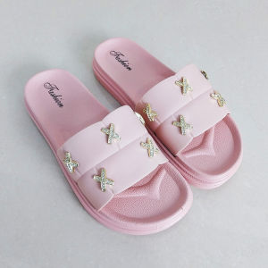 Sandal Selop Wanita Kekinian Woman Fashion Slip On Model Korea Kasual Style Santai Import COD SPT-48