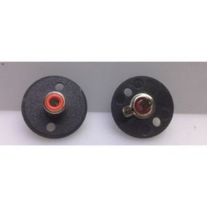 Socket RCA Bentuk Bulat 1 Pin / Soket RCA 1 Pin Bulat