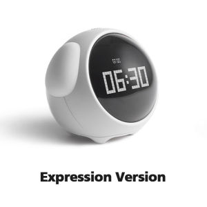 Xiaomi Youpin Cute Expression Alarm Clock Multi Function Digital LED Voice Controlled Light Bedside Clock for Home Office