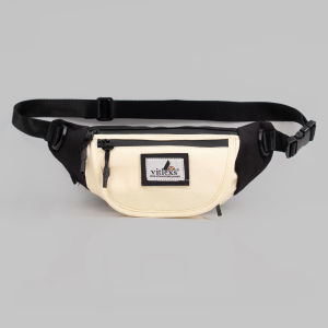 Vitlexs Waistbag Slingbag Waterproof Tas Pinggang Selempang Ringan Anti Air Pria Bahan Canvas