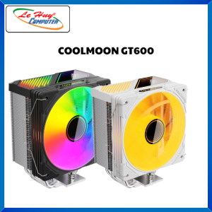 Tản Nhiệt Khí CPU CoolMoon GT600 ARGB Black / White - Hàng Chính Hãng