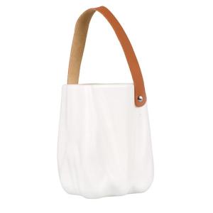 Stylish Handheld Flower Vases Handbag Flower Arrangement Vases For Indoor Use Aesthetic Plastic Vases for Home Desk Display