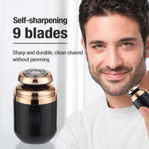 Pocket Electric Shaver Mini Nose Hair Trimmer USB Rechargeable Washable Razor Wet Dry Painless Facial Shaver