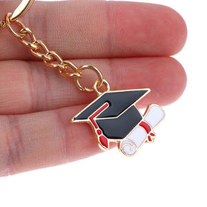 LYM 2023 Graduation Season Keychain Pendant Dome Gift Metal Keychain