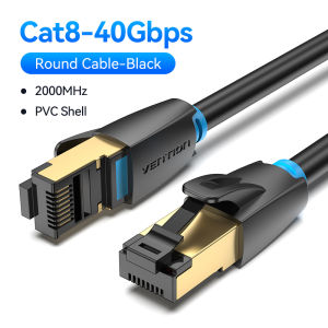 Vention Cat 8 Ethernet Cable SFTP 40Gbps Super Speed RJ45 Network Cable Gold Plated Connector adapters For computer Laptop 0.5 1 1.5 2 3 5 8 10 15m 20m internet cables Lan Cable