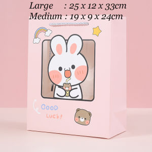 Paper Bag Good Luck | Goodie Bag | Tas Souvenir | Tas Ulang Tahun Transparan