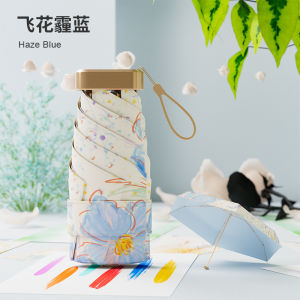 AE 50% off FlatSun Umbrella UV Protection Dual-use for Sun and Rain Thickened Portable Sunshade Umbrella for Women