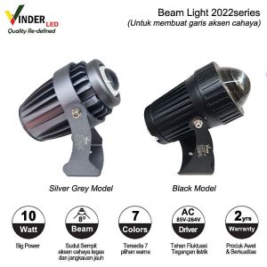 VINDER LED Spotlight Beam Spot Angle 10w 10 watt Narrow 8 Degree Lampu Facade Dinding Outdoor / Memberi Aksen Cahaya Garis