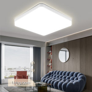 CHENBEN LED Modern Square Ceiling Lights 220V-240V 20W 30W 40W 50W Ceiling Lamp Indoor Lighting Surface Mounted Install Panel Lamp For Living Room Bedroom Kitchen Decoration