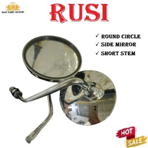 RUSI Gremlin 110CC CIRCLE SIDE MIRROR MOTORCYCLE ROUND TYPE SHORT STEM HIGH QUALITY ACESSORIES