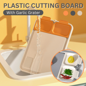 [SG] IMP House Set of 3 Double-Sided Sorting Cutting Board with Handle and Stand