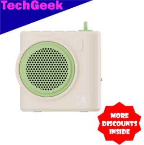TG AM12 TWS Bluetooth Wireless V5.3 Shocking Sound Speaker Unique Camera Design with USB TF Card and FM Radio Function