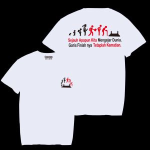 T-Shirt sejauh apapun kain katun combet kaos kata kata kaos viral kaos pria distro kaos terbaru