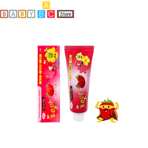 Kem Đánh Răng Cho Trẻ Em BEE Hàn Quốc Kem Đánh Răng Cho Bé Hương Cam Dâu Nho Trọng Lượng 90g