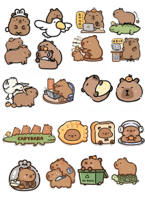 ✨ Combo 15 - 20 Stickers Đa Năng - Chống Thấm Nước Thiết Kế Riêng ✨