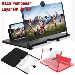 COD - F3 Layar Pembesar Handphone 3D Lipat 12 inch Kaca Pembesar F3 / Kaca Pembesar Layar Hp / Layar Proyektor / Pembesar Layar HP Baru / Layar Tancap / Layar HP / Enlarged Screen Magnifier / Kaca Pembesar Layar Handphone Lipat - [ GRATIS PACKING BUBBLE ]