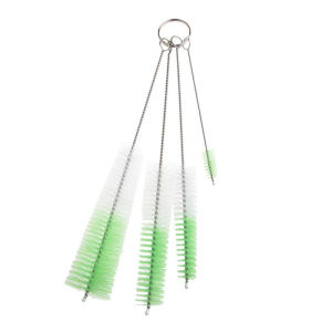 [SG SELLER]Mini Bristle Brushes Teapot Sink Overflows Spout Bottle Cleaning