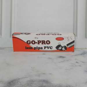 Lem Pipa GO-PRO PVC Super Rekat 40g Kuat Dalam Air