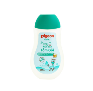 Sữa Tắm Gội Pigeon 200ml Sữa Tắm Cho Bé Sơ Sinh và Chăm Sóc Toàn Thân Cơ Thể Bé
