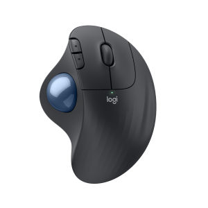 Logitech ERGO M575 / M575S Wireless Trackball Mouse - Easy thumb control precision and smooth tracking ergonomic comfort design for Windows PC and Mac with Bluetooth and USB capabilities