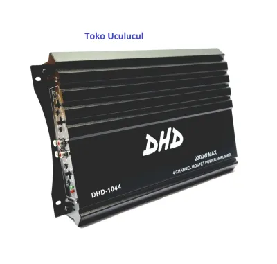 power amplifier 4ch DHD-1044 dan DHD-1042 Black
