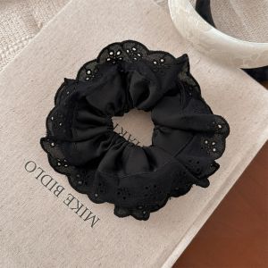 Korean Fashion Lace Hair Ring Elegant Simple Hair Rope Rubber Band Hair Accessories for Women Girls