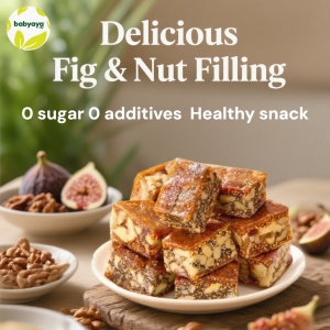 Black Sesame Fig Walnut Pie Healthy Instant Dried Fig Walnut Kernel Sandwich Black Sesame Heart Independent Packaging Snack Leisure 无花果黑芝麻核桃夹心派