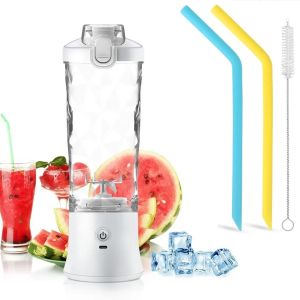 Japan Juicer Portable small household multi-functional electric juicer can crush ice large capacity juicer cup Original Portable Blender 600ML Bottled Juicer Electric USB Rechargeabl Mini Blender