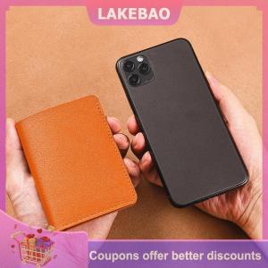 【LAKEBAO】 Rắn Màu PU Da Ví Nhỏ Cho Phụ Nữ Ngắn Đơn Giản Của Phụ Nữ Ví Với Các Nút Siêu Mỏng Thẻ Tín Dụng Túi Đồng Xu Ví