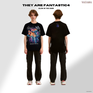 [พร้อมส่ง] VATANA เสื้อยืดพิมพ์ลาย They Are Fantastic4 | Multi-Glows in the dark