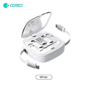 Travel edition multifungsi retractable cable charger organizer box stand