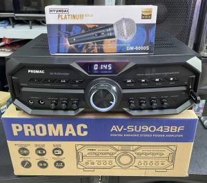 PROMAC amplifier AV-SU9043BF 400W PMPO FREE MIC