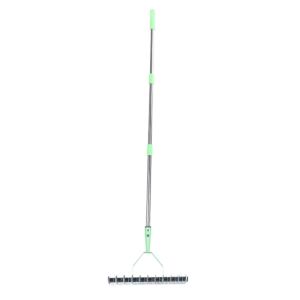 Thatch Rake 3 Sections Stainless Steel Dethatcher Lawn Rake for Clearing Dead Grass