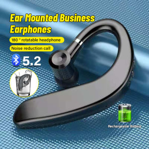 S109 Wireless Bluetooth Earphone With HD Microphone Long Standby Bluetooth 5.2 Noise Cancelling Business Handsfree Headsets For Samsung Xiaomi Huawei ViVo Redmi Mobile Phone/Laptop/Tablets