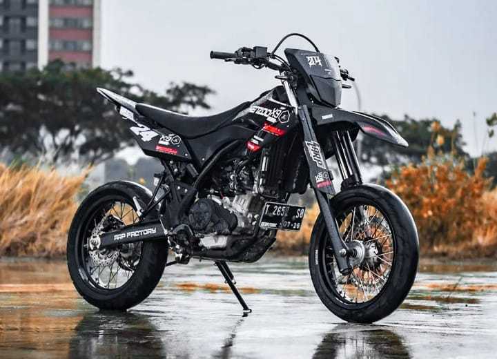 Supermoto Yamaha 125 X Graphics Kit Suitable For Yamaha WR 125 X